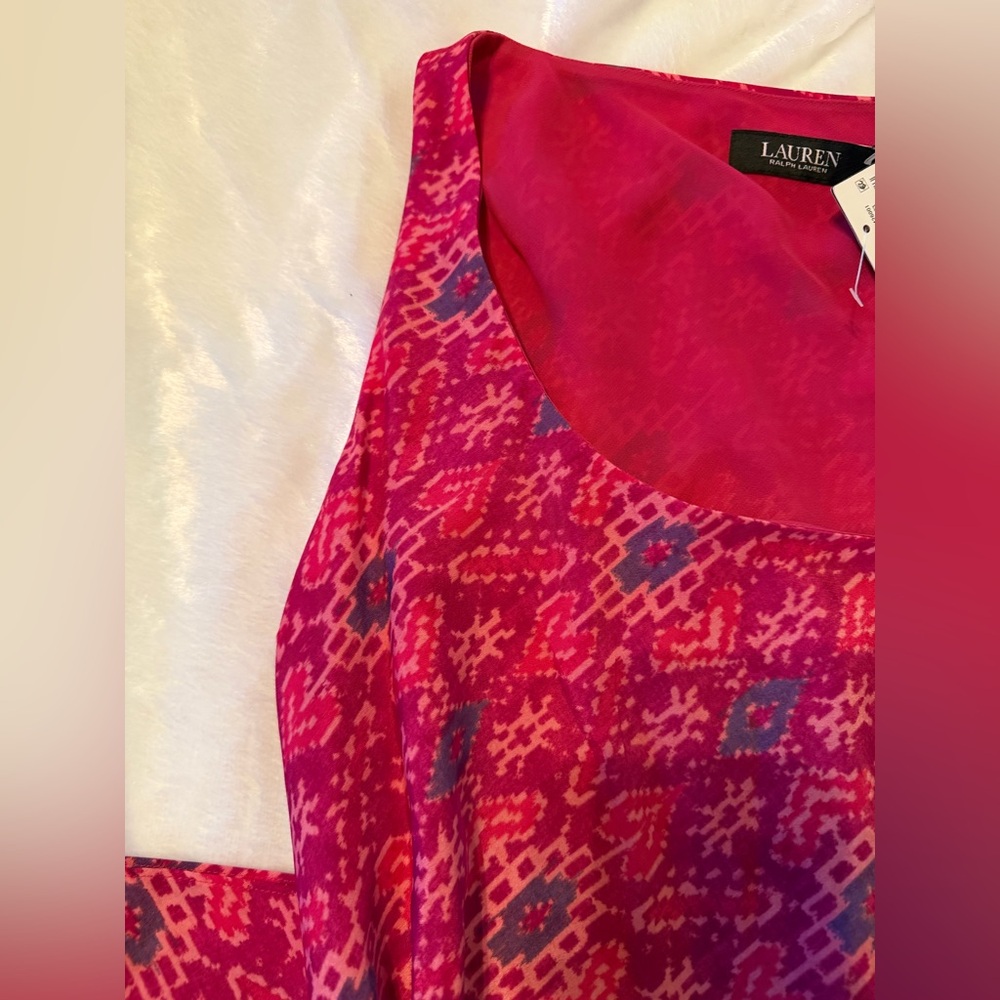 Ralph Lauren Pink Sleeveless Midi Dress - Picture 6 of 11